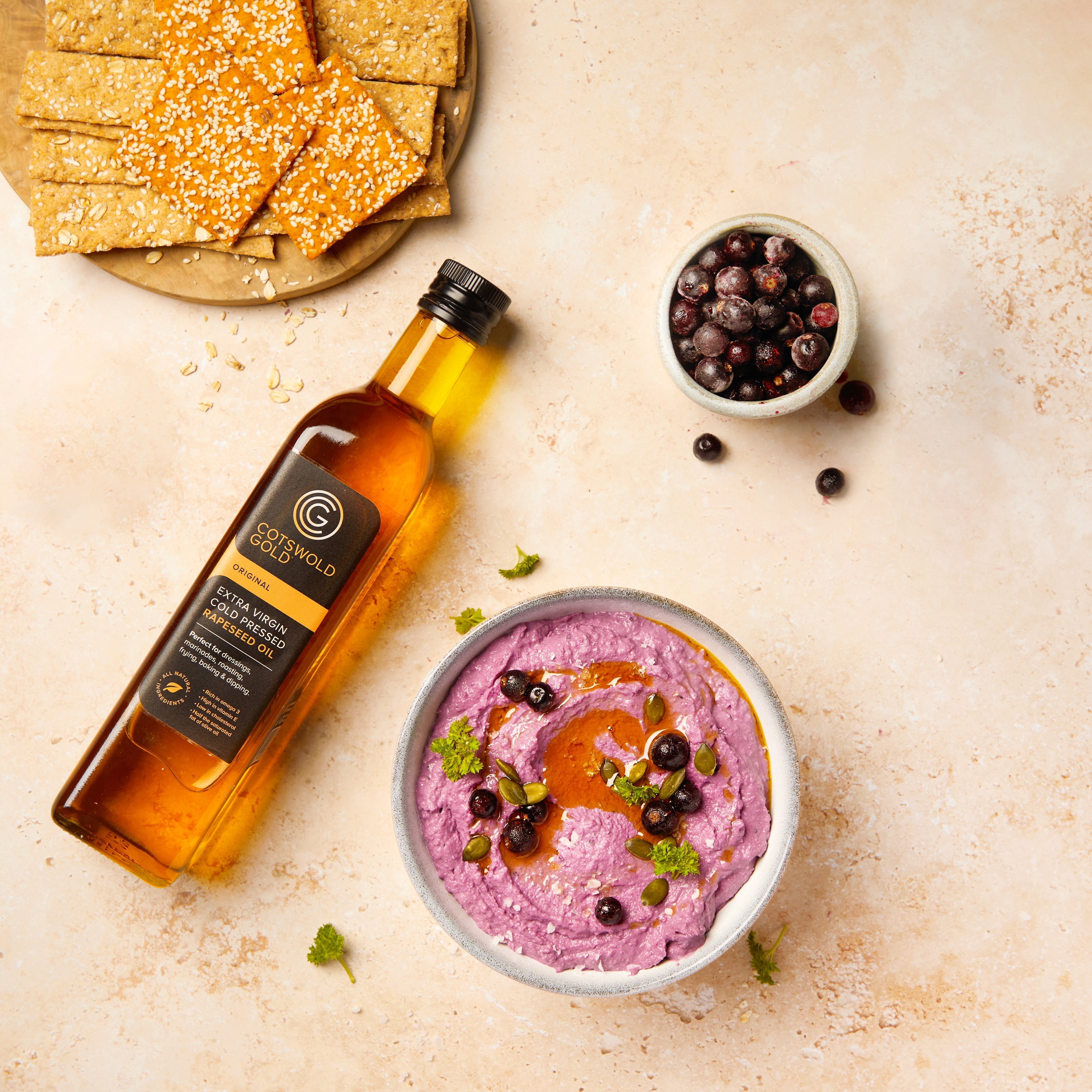 🫐 Blackcurrant Hummus – A Colourful, Healthy Twist Using British Super – Ross & Ross Gifts