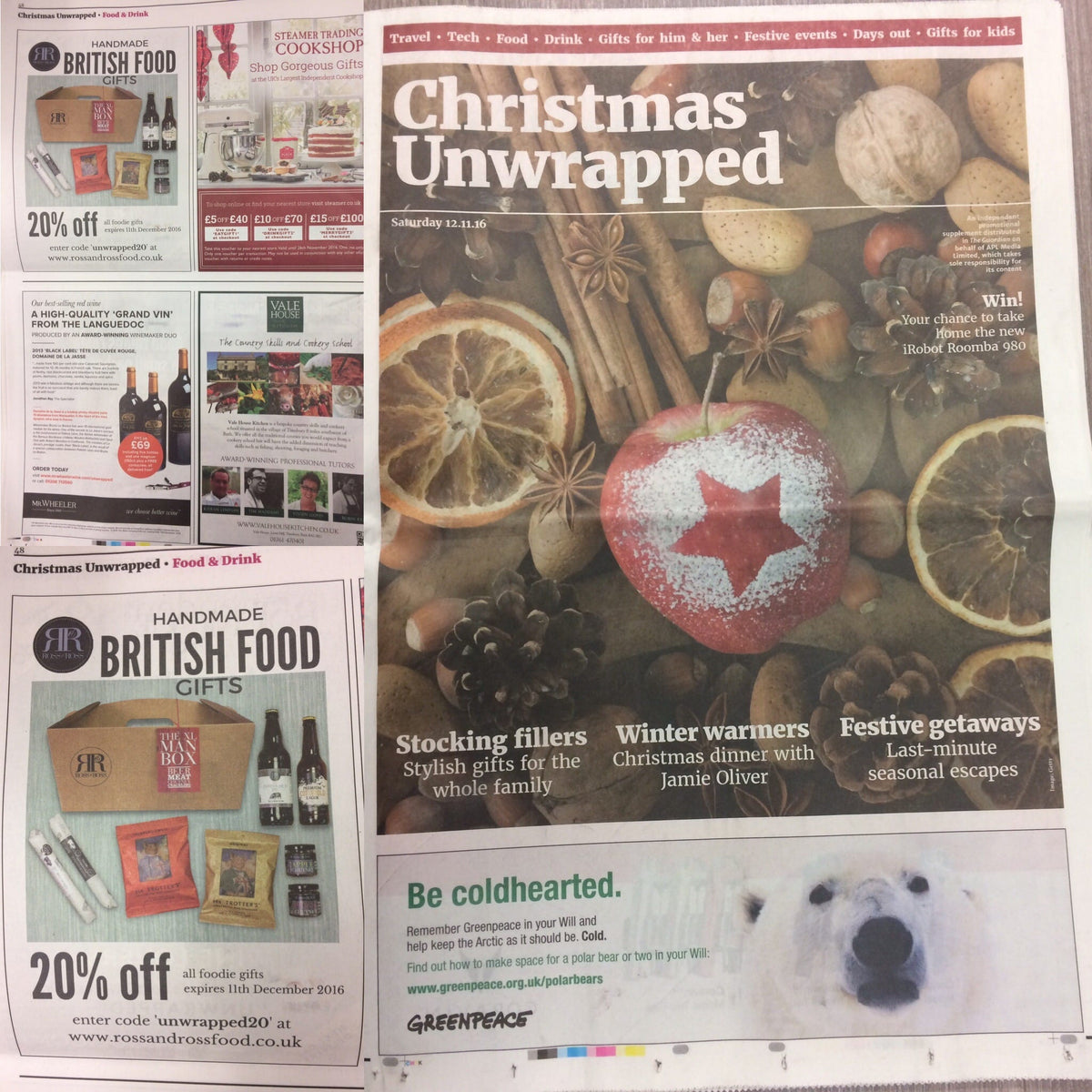 The Guardian features Ross & Ross Ross & Ross Gifts